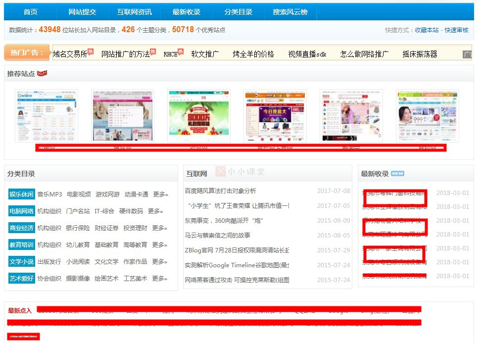 网站目录