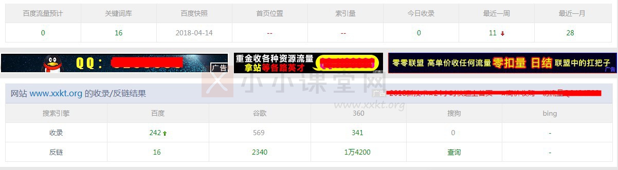 网站收录情况