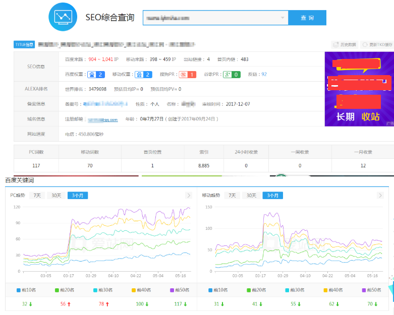 地方网站优化案例