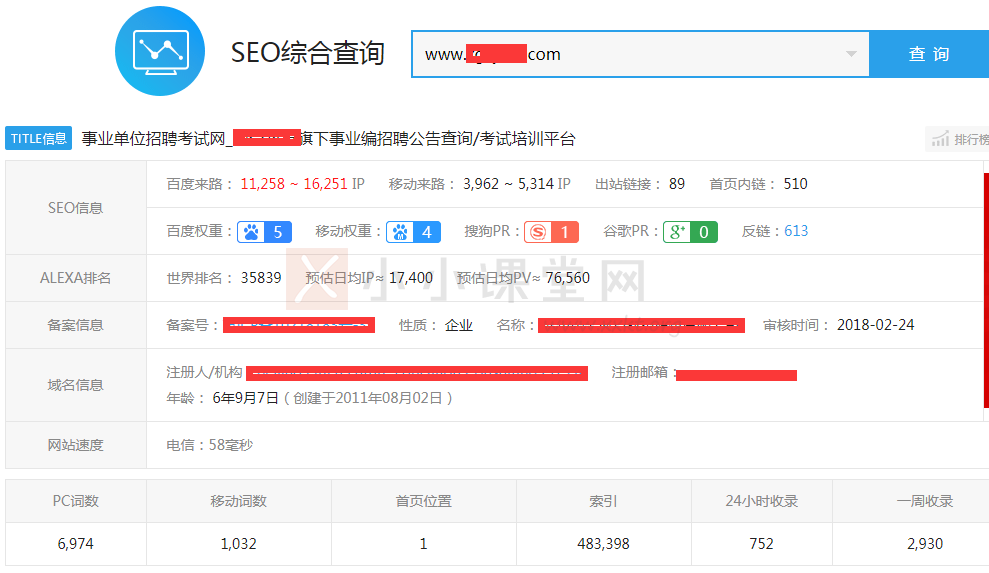 武汉seo培训之内页权重怎么查