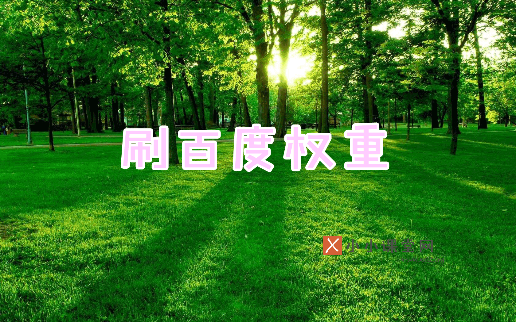 刷百度权重