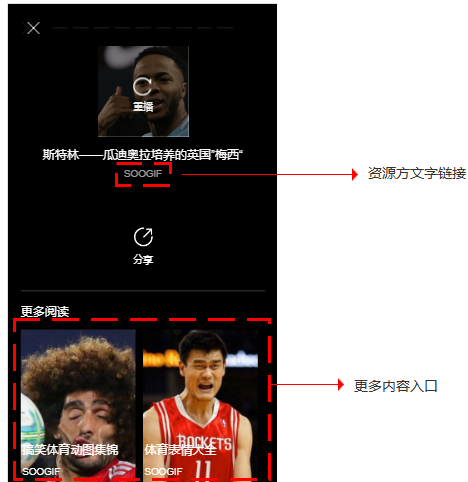 “更多阅读”入口