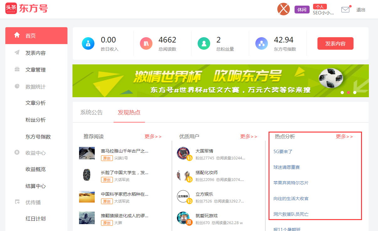 东方头条的热点分析