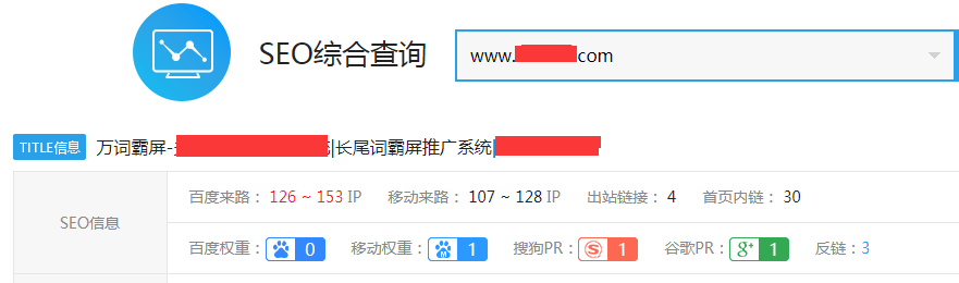 网站指标