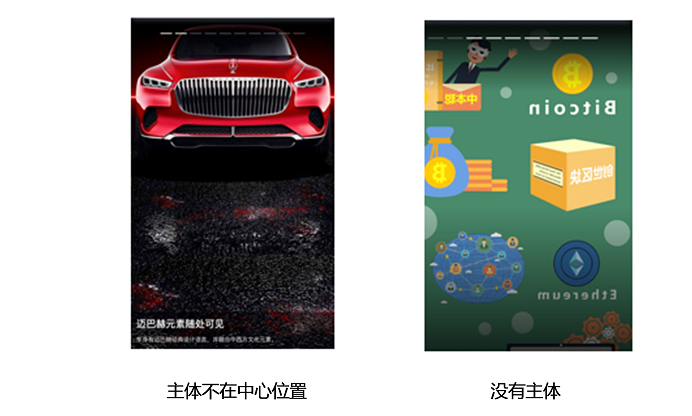 图片中的主体位置