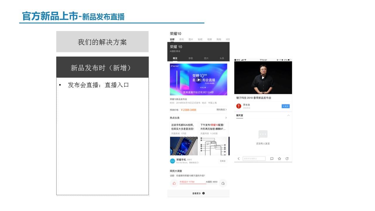 新品发布直播