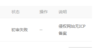 未备案站点