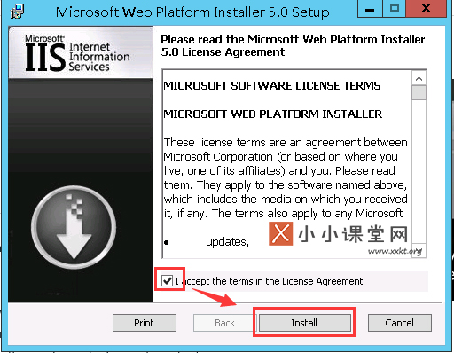 安装“webplatform”