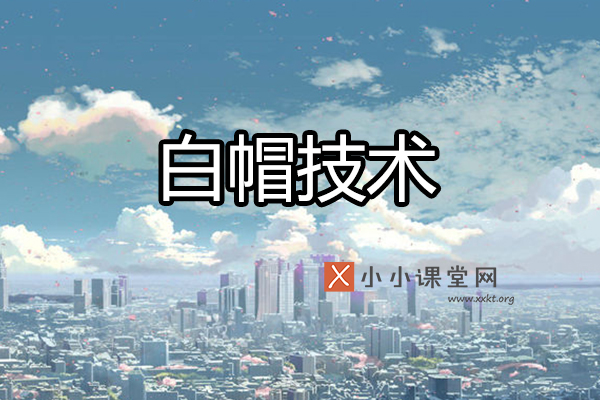 白帽技术