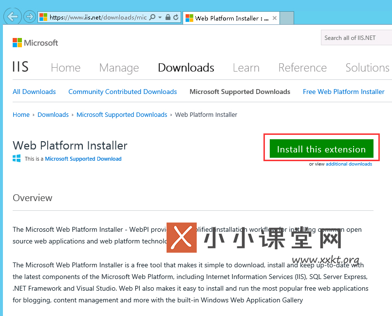 install this extension