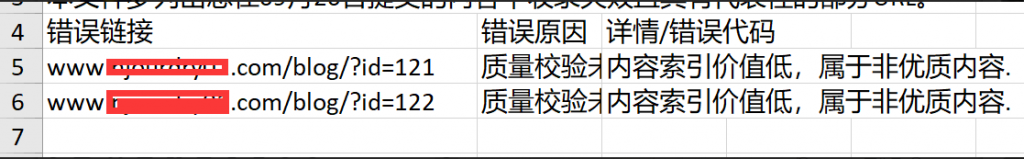 内容质量不佳