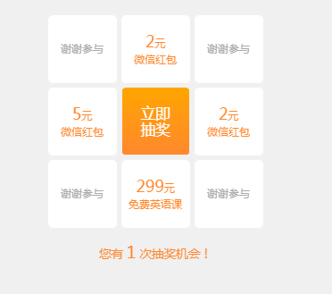 抽奖的玩意