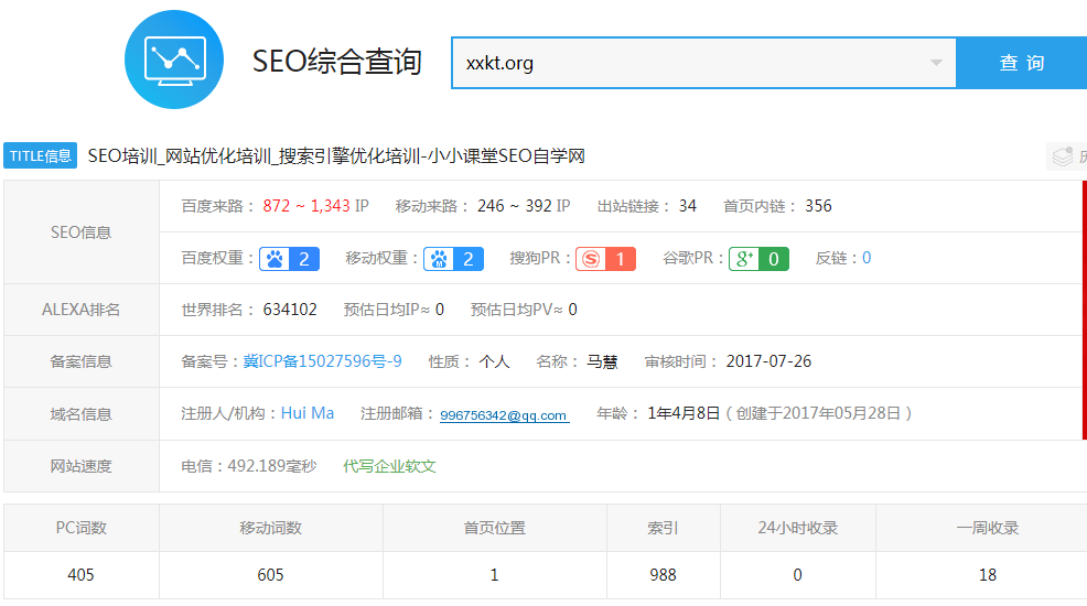 查询排名