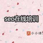 seo在线培训机构