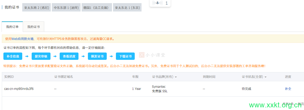 证书控制台